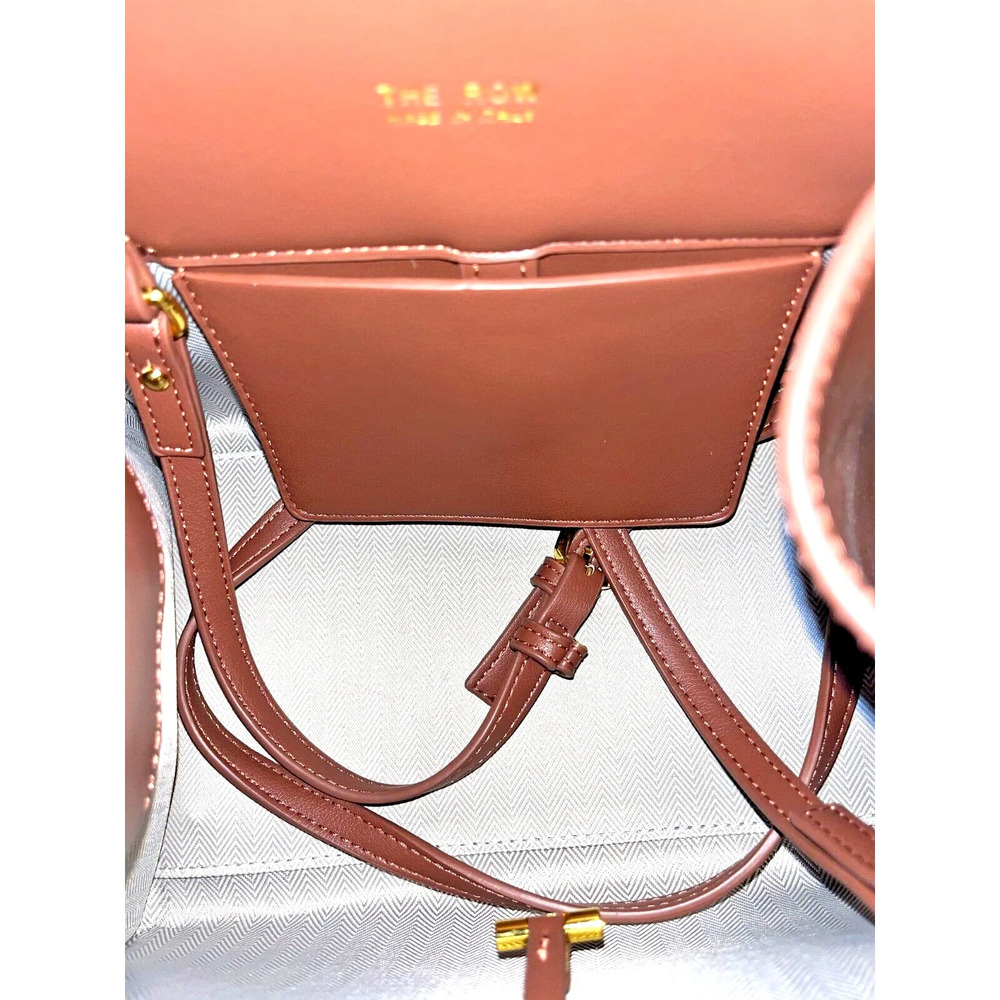 The Row Margaux 10 Bag in Cuir Saddle Leather SOLD OUT MSRP $4600 NWOT - Picture 11 of 16